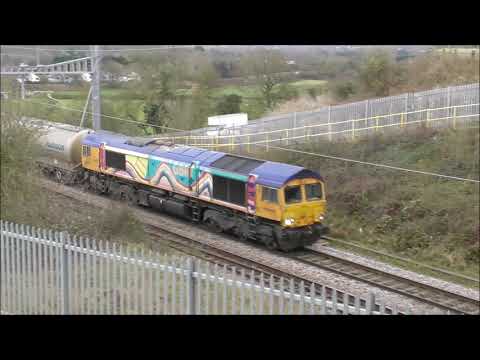 66720 'kids livery' |66721 | 56090  | Stoke Gifford Bypass | 24/02/2021