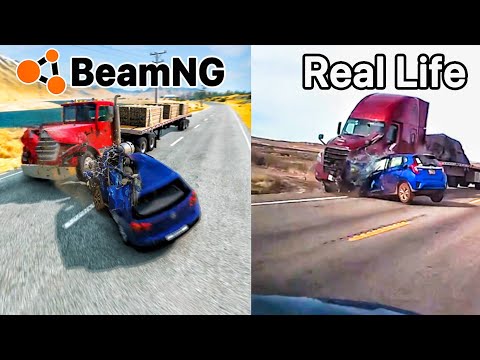 Accidents Based on Real Life Incidents | BeamNG drive - #002