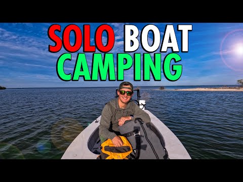Solo Boat Camping and Fishing Remote Florida Islands