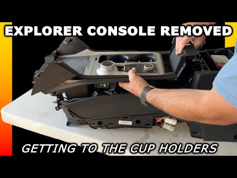 How to Remove 2020+ Ford Explorer Center Console | Access & Replace Cup Holders Step-by-Step