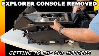 How to Remove 2020+ Ford Explorer Center Console | Access & Replace Cup Holders Step-by-Step
