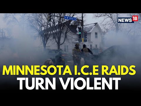 Minnesota ICE Raids LIVE | ICE Agents Fire Tear Gas & Water Cannons On Citizens | Minneapolis | N18G