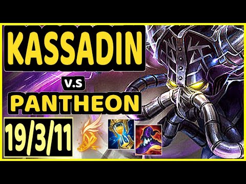 KASSADIN vs PANTHEON - 19/3/11 KDA MID GAMEPLAY - BR Ranked MASTER