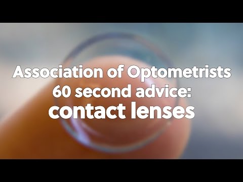 60 second advice: contact lenses