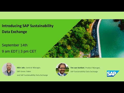Introducing SAP Sustainability Data Exchange: A Solution for Collaborative Carbon Data Management
