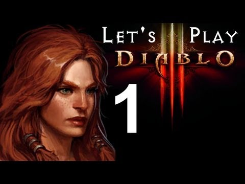 Diablo 3 Beta - Barbarian Let's Play: LadyBarb (Exploration and Lore) - Part 1