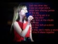 Connie Talbot by Beautiful World with lyric. 