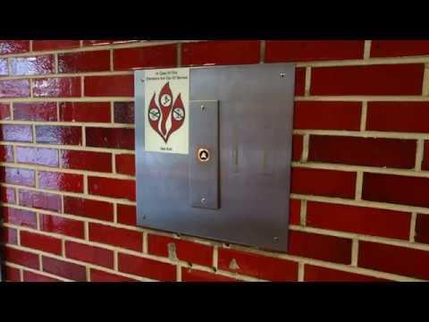 EPIC, COOL 1968 Otis Lexan Traction Elevators at the Citi Park Garage, Chattanooga, TN