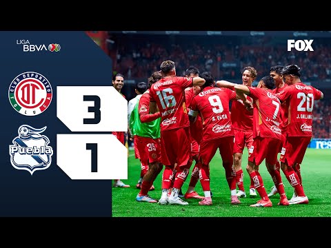 TOLUCA 3-1 PUEBLA | RESUMEN | LIGA MX | APERTURA 2025 | JORNADA 8