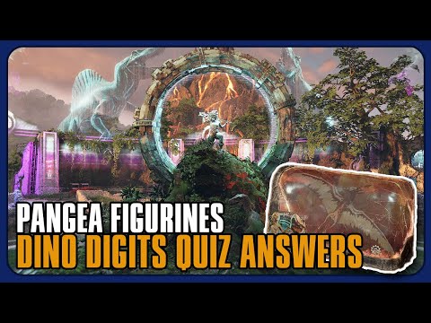 Horizon Forbidden West Burning Shores - All Pangea Figurine Locations and Dino Digits Quiz Answers