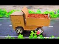 How To Make Cardboard MINI TRUCK Realistic Toy Truck Tutorial In Just 10 Minutes