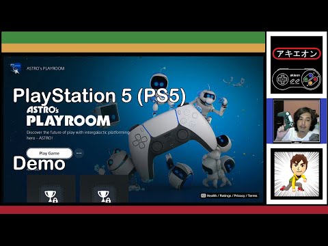 Akieon Plays: PlayStation 5 ( PS5 ) and Astro's Playroom Demo