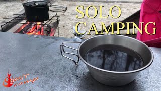 [ソロキャンプ]動画上げてなさすぎて新ギアお披露目多いな・・・　ふと思いついてタープ泊してきました