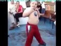 Kid Does A Funny Dance To Clown Around While Boating