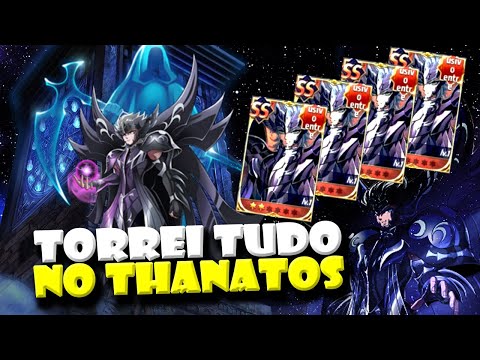 GASTEI TODA MINHAS GEMAS NO THANATOS, SERA QUE DEU BOM ? - Saint Seiya : Awakening