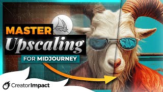 How to UPSCALE Midjourney Images (up to 20,000 X 20,000px!!)