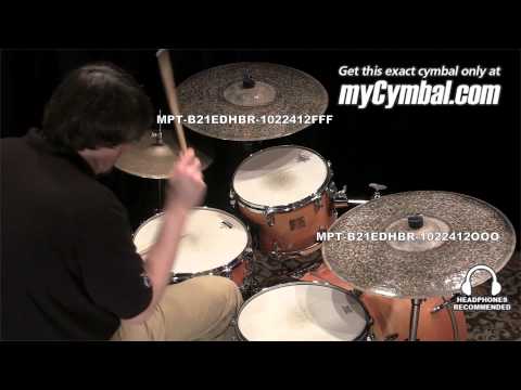 Meinl 21" Byzance Foundry Proof Extra Dry Prototype Heavy Bell Ride Cymbal (MPT-B21EDHB1022412O)