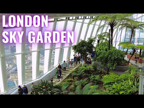LONDON SKY GARDEN Free To Enter For Amazing Views #london #skygarden #travel