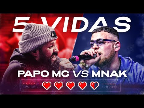 PAPO vs MNAK | 5 VIDAS | Red Bull Batalla