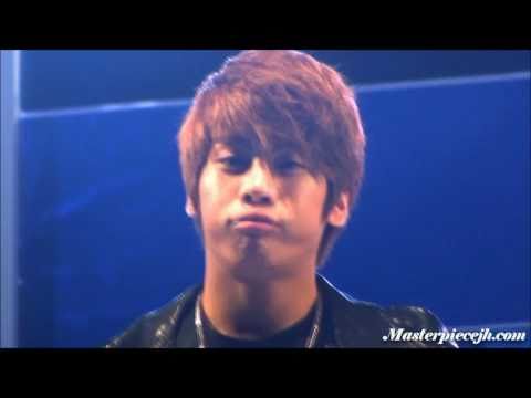 [fancam] 110503 SHINee Jonghyun bubble face + words to fans @ Samsung Event
