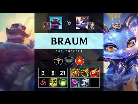Braum Support vs Yuumi - VN Challenger Patch 25.10