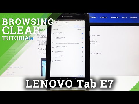 How to Clear Browsing on LENOVO Tab E7 – Clear Browsing History