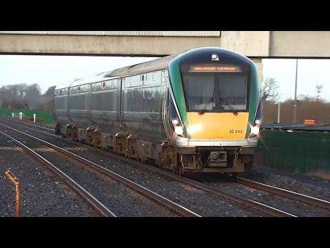IE 22000 Class Intercity Train number 22242 - Adamstown Station