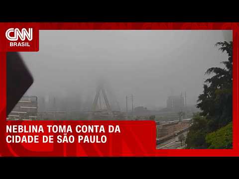 Neblina cobriu a Avenida Paulista neste sábado (26); veja imagens | CNN AGORA