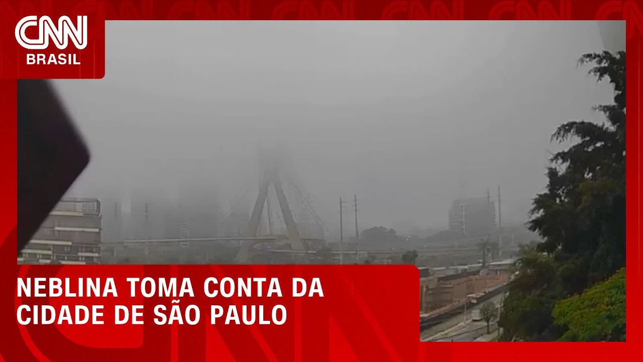 Neblina cobriu a Avenida Paulista neste sábado (26); veja imagens | CNN AGORA