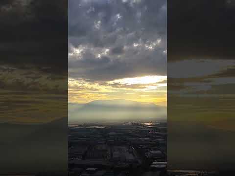 Nubes y Atardecer entre Quilicura, Lampa y otros sectores del norte de Santiago