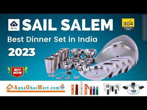 Silver sail salem 46 piece odyssey stainless steel dinner se...