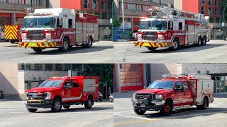 Vancouver Fire Rescue Services - Hall No.2 Units Responding