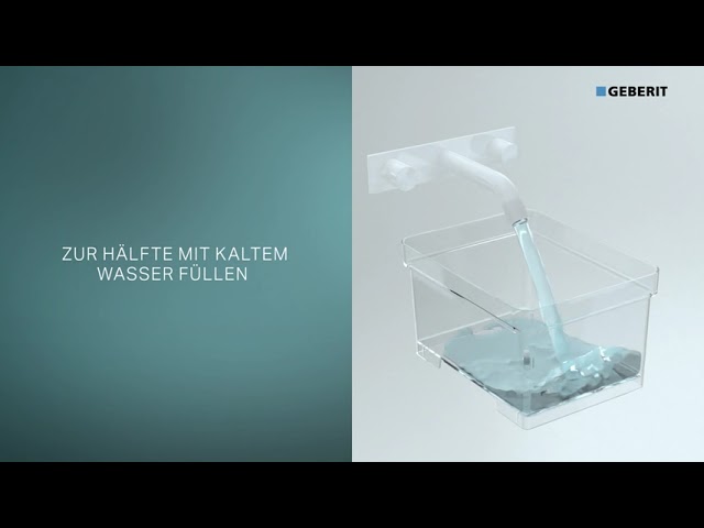 Video teaser per Dusch-WC Geberit AquaClean Cama – Entkalkung
