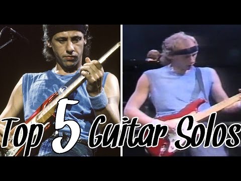 Top 5 Great Guitar Solos  From Mark Knopfler At Wembley Arena, London  10th July 1985