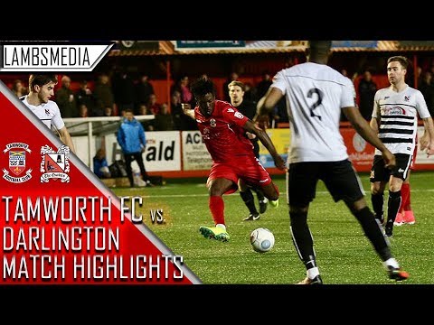 2017-18 Tamworth v Darlington FC Match Highlights