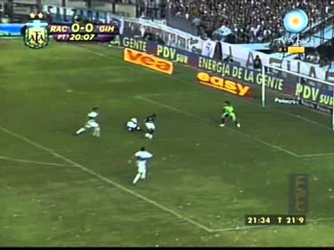 Primero de Racing: PT 20' Hauche.