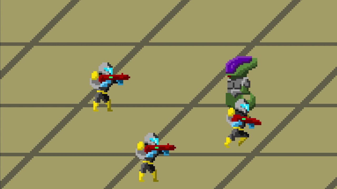 Pixel Animation Loop - Frontline