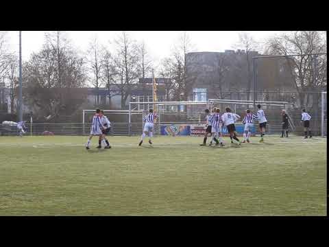 (B) ASC Nieuwland JO15-1 vs JSV Nieuwegein op 17-2-2018
