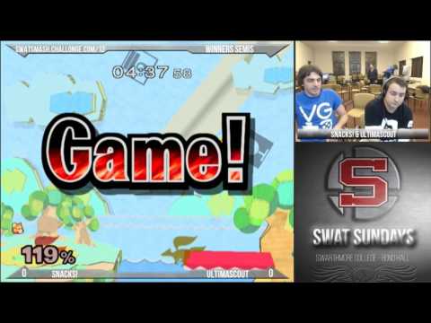 Swat Sundays #12: Snacks! (Fox) vs Ultimascout (Fox, Marth) - Winners Semis