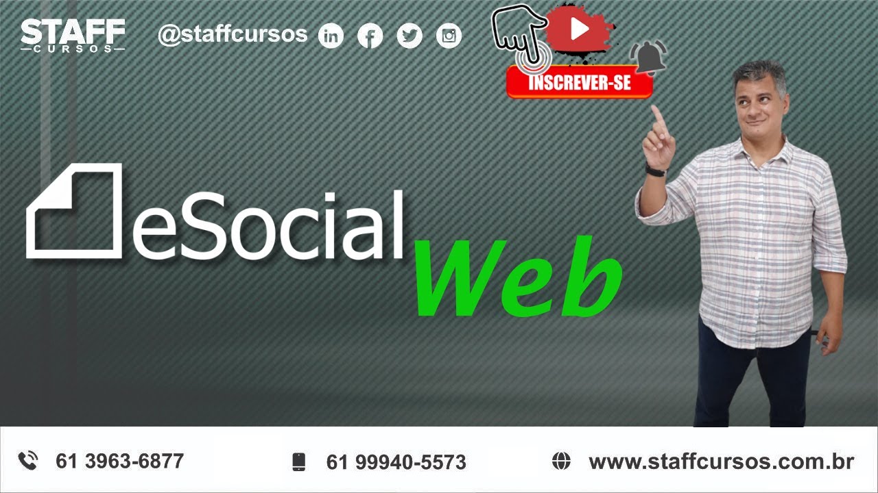 eSocial Web na Prática  passo a passo-  ** Inscreva-se no nosso Canal**