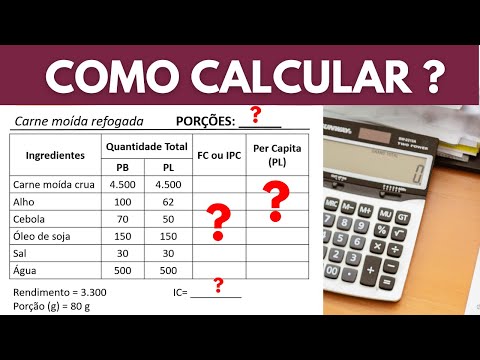 How to calculate the number of servings per capita, correction factor, and cooking index of a rec...