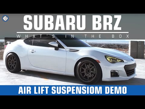 Air Lift Suspension Demonstration on 2013 Subaru BRZ