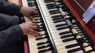 Video thumbnail for A small snippet of Perfect Peace on my churches 1963 A100 Hammond Leslie 142 by Delroy white
