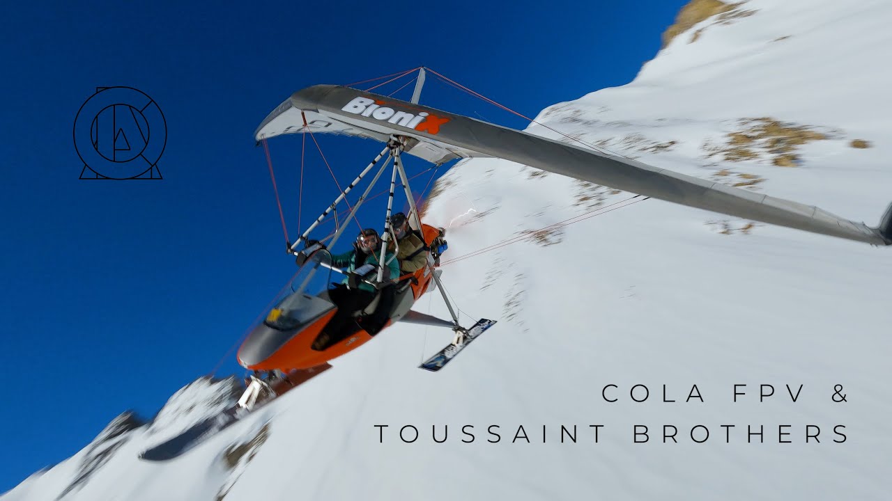 Extravagant drone action+ flexwing in the french alps will make you wanna go there