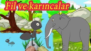 Fil ve karıncalar  Türkçe peri masallar  Türk 