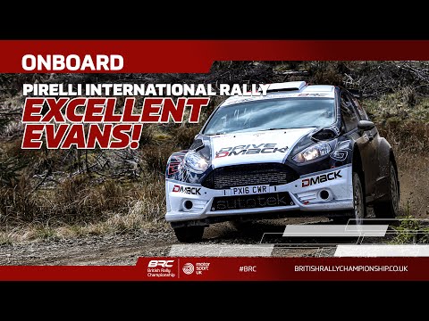 Elfyn Evans - On board I 2016 Pirelli International Rally I British Rally Championship
