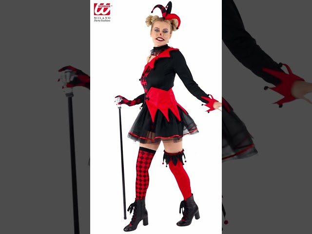 Ond Harlekin maskeraddräkt video