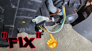 Chevy Colorado/GMC Canyon blower motor only works on High speed. "FIX"