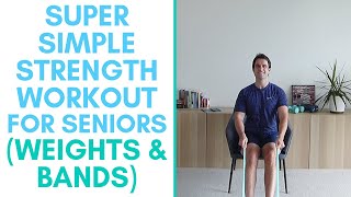 Simple Seniors Strength workout - 8 Minutes Whole Body Exercise | More Life Health
