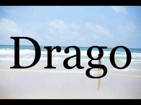 How To Pronounce Drago🌈🌈🌈🌈🌈🌈Pronunciation Of Drago